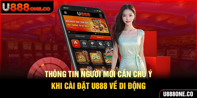 Thông tin người mới cần chú ý khi cài đặt U888 về di động